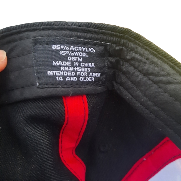 Marvel Superhero Cartoon Kawaii Character Baseball Cap Black Wool Blend 115665 - Picture 10 of 13